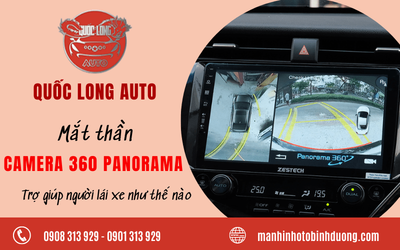 “Mắt thần” camera 360 Panorama trợ giúp người lái xe như thế nào?